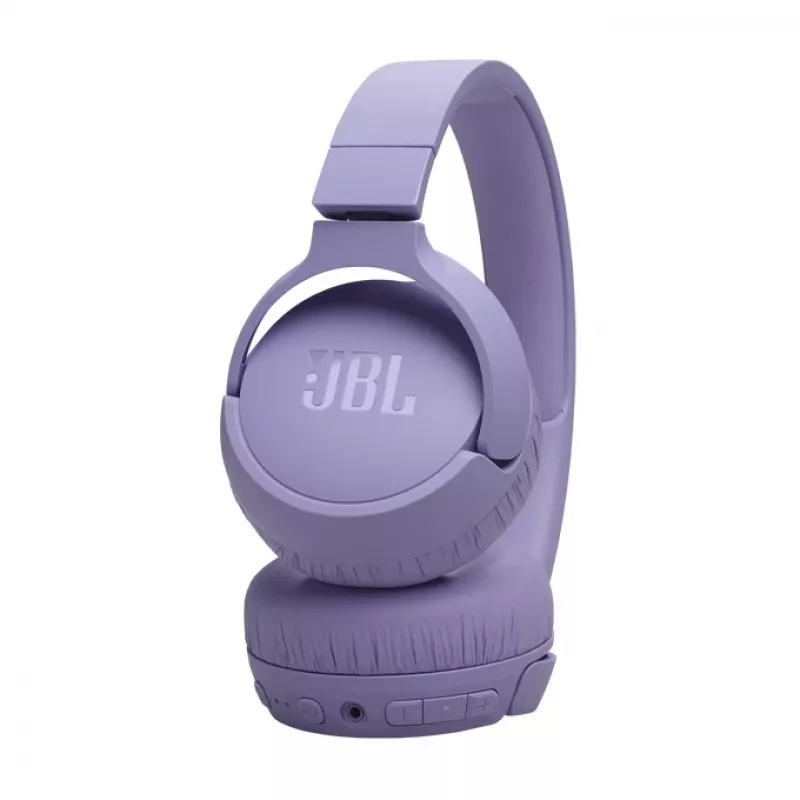 JBL Tune 670 NC ausinės laidinės ir belaidės, skambučiams/muzikai, USB Type-C, Bluetooth, violetinės