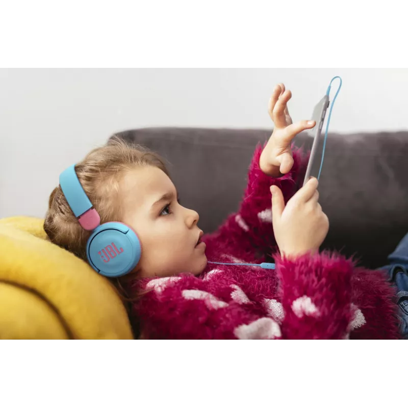 Ausinės JBL JR310 Mėlyna, laidinės, vaikams