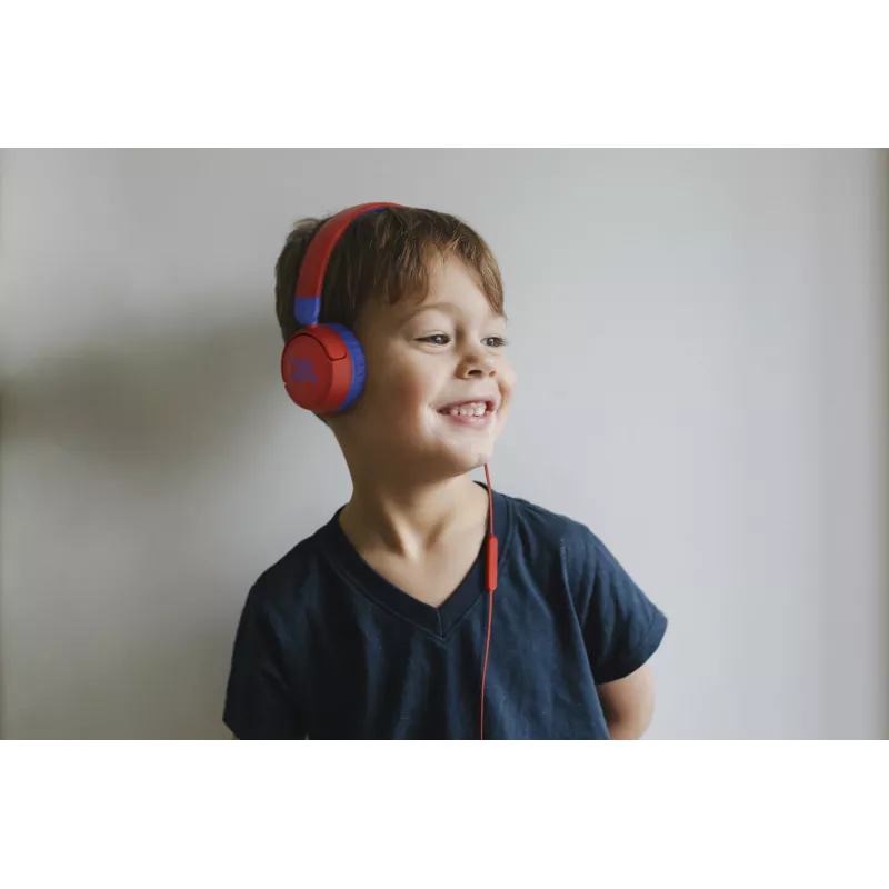 Ausinės JBL JR310 Mėlyna, laidinės, vaikams