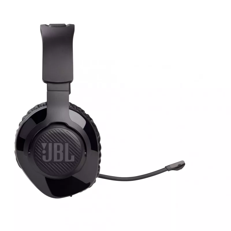 JBL Quantum 350 BLACK belaidės ausinės žaidimams, 20–20000 Hz, 247 g, juodos