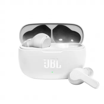 JBL Wave 200 TWS WHITE belaidės ausinės, 20–20000 Hz, 48 g, baltos