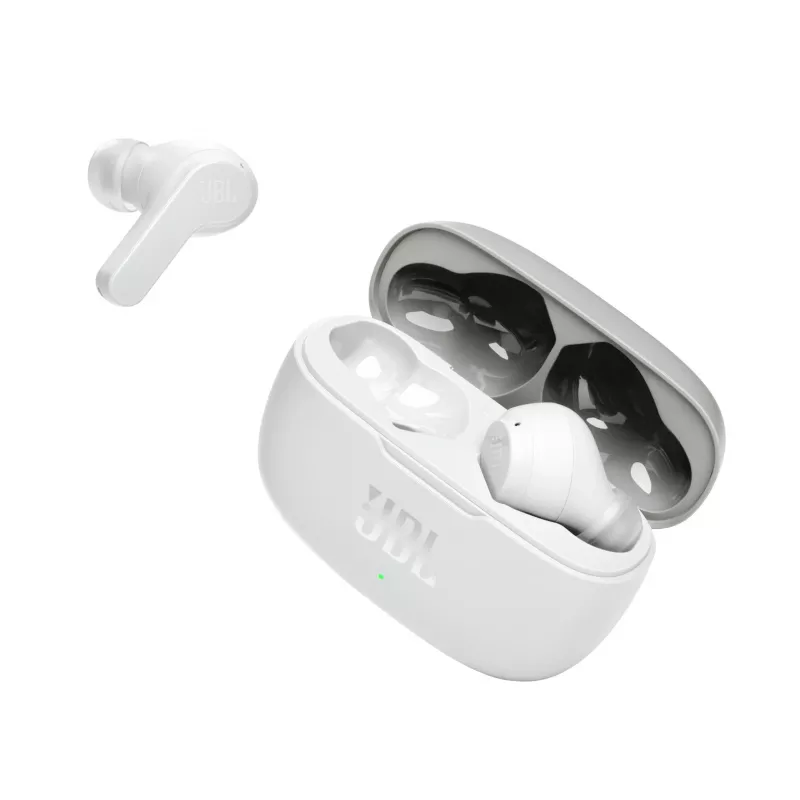 JBL Wave 200 TWS WHITE belaidės ausinės, 20–20000 Hz, 48 g, baltos