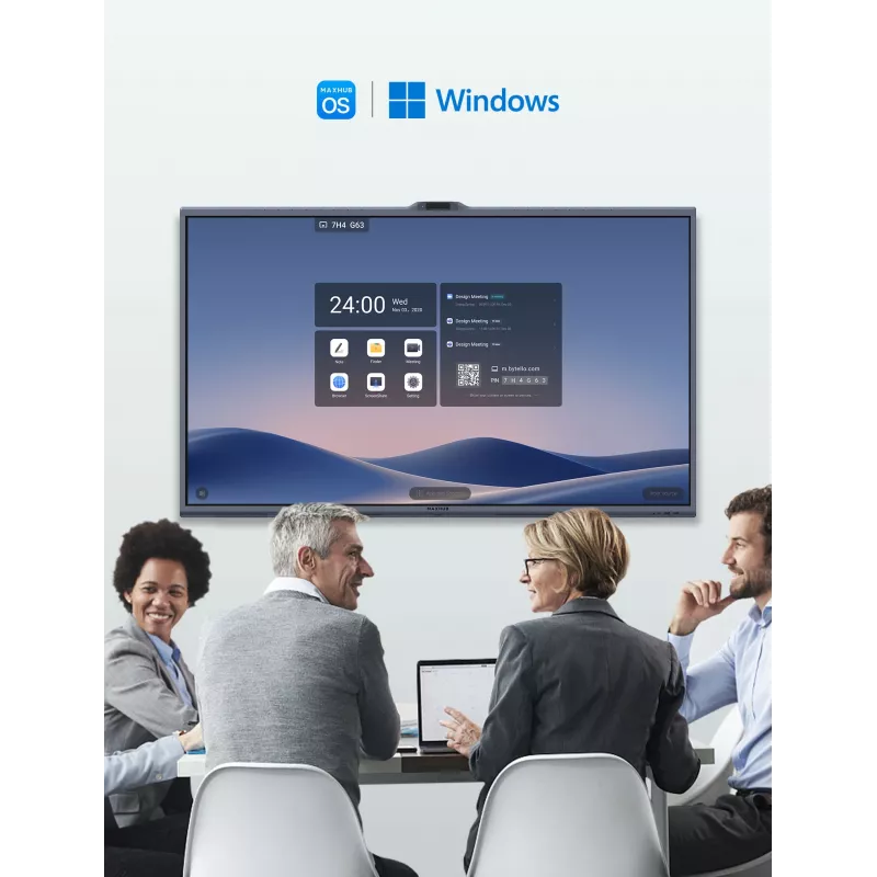 MAXHUB XBoard V7 serijos V5550 55 colių viskas viename interaktyvus liečiamasis ekranas