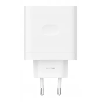 OPPO Supervooc greitasis įkroviklis išmaniesiems telefonams, universalus, baltas, AC