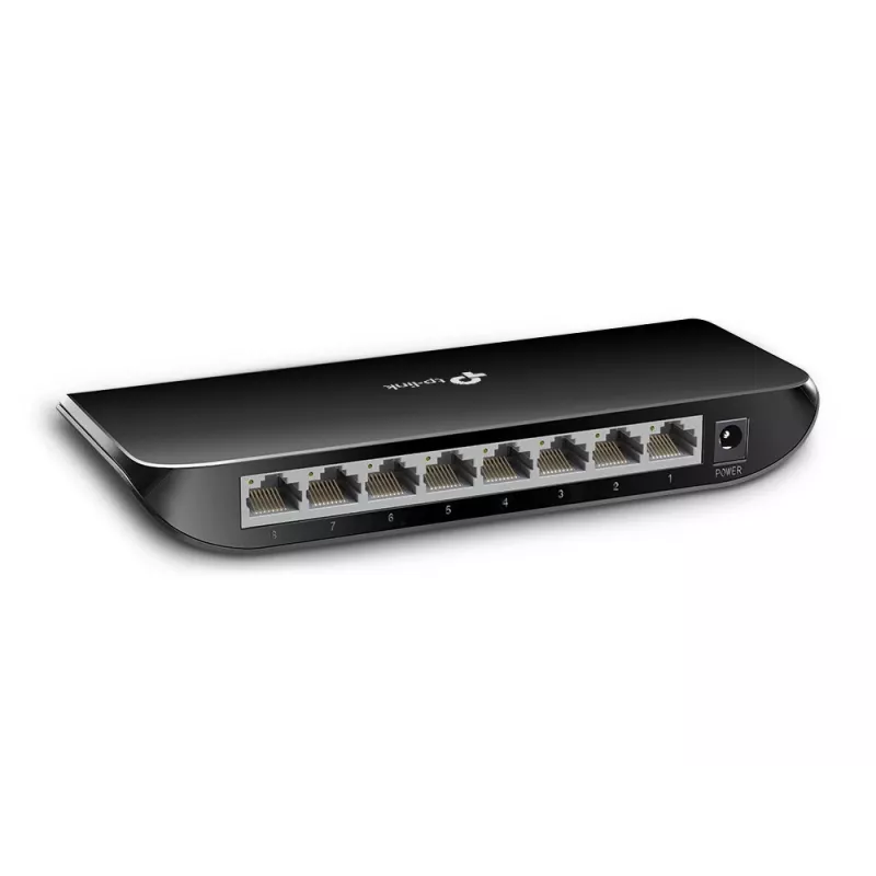 TP-Link 8 prievadų Gigabit tinklo jungiklis, nevaldomas, Gigabit Ethernet (10/100/1000), montuojamas ant sienos
