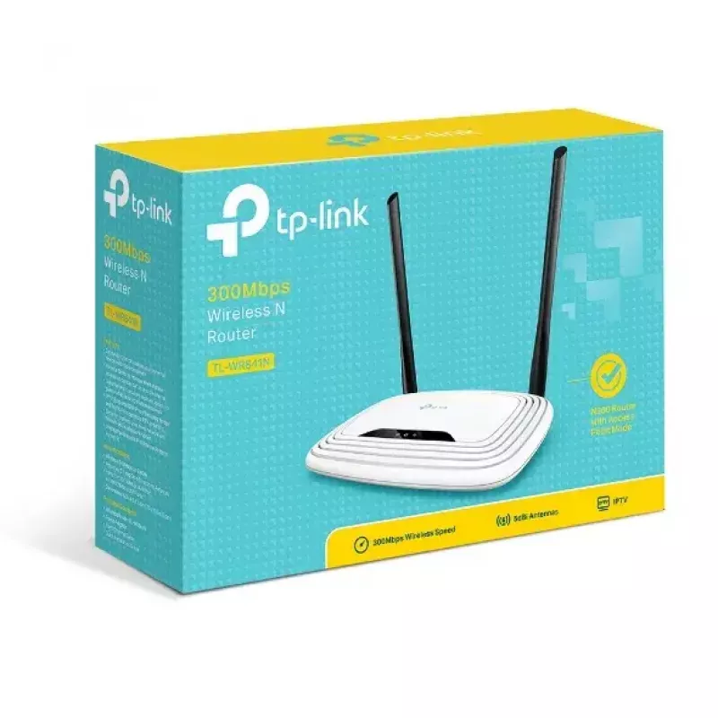 TP-Link TL-WR841N belaidis maršrutizatorius Fast Ethernet vienos juostos (2,4 GHz) Baltas