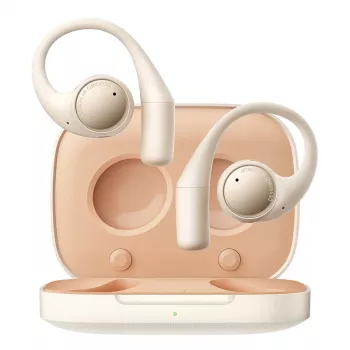 „Honor“ atviros ausinės „Earbuds Open“ belaidės ausinės skambučiams ir muzikai USB Type-C Bluetooth auksinės