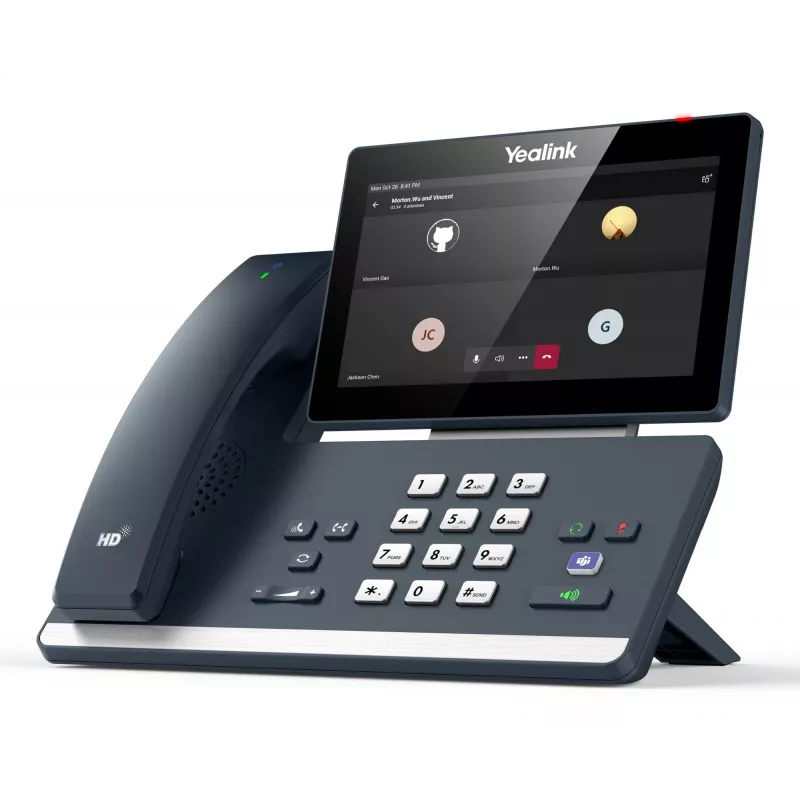 Yealink MP58-WH Microsoft Teams Edition IP telefonas, pilka, belaidė ragelis, stalinis, Android, Microsoft Teams