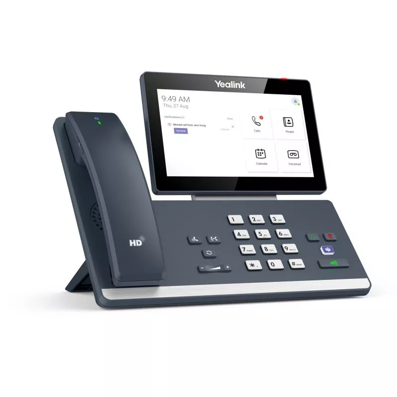 Yealink MP58-WH Microsoft Teams Edition IP telefonas, pilka, belaidė ragelis, stalinis, Android, Microsoft Teams