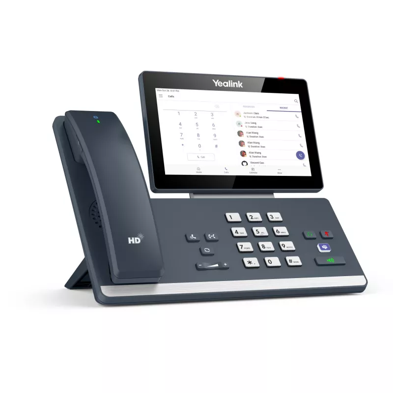 Yealink MP58-WH Microsoft Teams Edition IP telefonas, pilka, belaidė ragelis, stalinis, Android, Microsoft Teams
