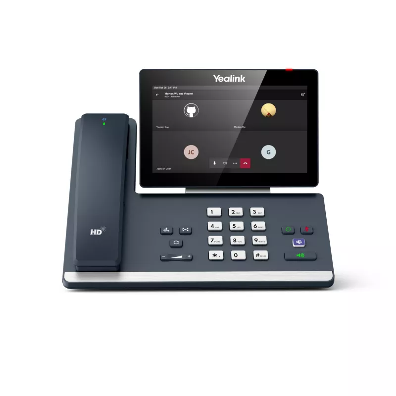 Yealink MP58-WH Microsoft Teams Edition IP telefonas, pilka, belaidė ragelis, stalinis, Android, Microsoft Teams