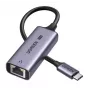 Ugreen USB-C į RJ45 2.5G eterneto adapteris, pilka