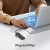 Ugreen USB 3.0 4-PORT HUB USB-A į 4xUSB Docking USB 3.2 Gen 1 (3.1 Gen 1) Type-A