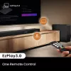 Garso juosta Hisense AX5140Q 5.1.4 Dolby Atmos, 600 W RMS, belaidis žemų dažnių garsiakalbis 280 W, juoda