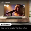 Garso juosta Hisense AX5140Q 5.1.4 Dolby Atmos, 600 W RMS, belaidis žemų dažnių garsiakalbis 280 W, juoda