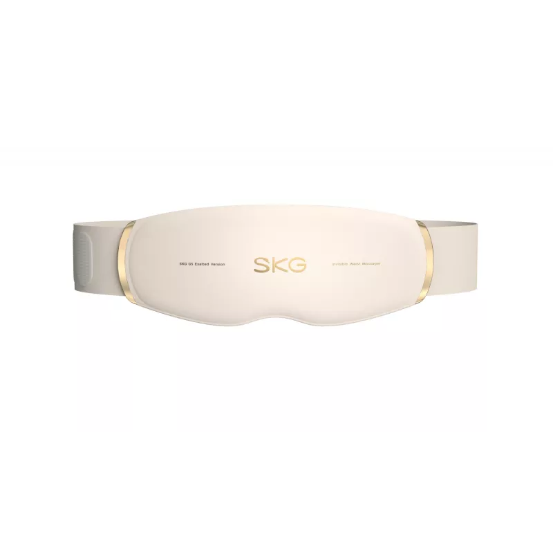 Juosmens masažuoklis SKG GS500 — EMS ir vibracija, įmontuota baterija, 10 W, baltas