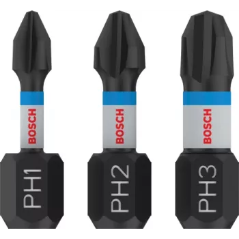 Bosch Phillips 3 vnt. sukimo antgalių rinkinys 2608522470
