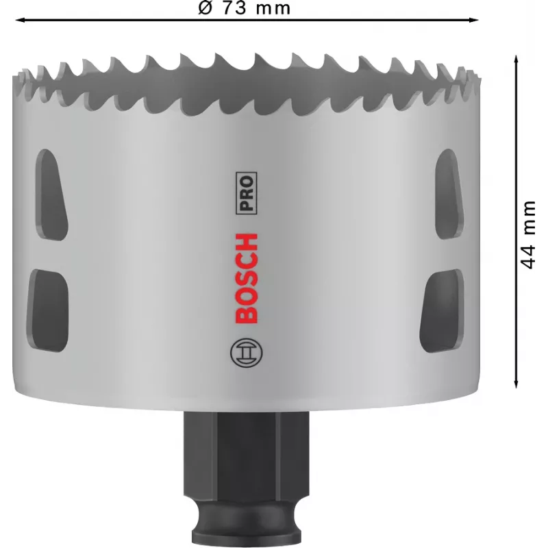 Pjūklas skylėms Bosch PRO Multi Material PC Plus 44/73 mm