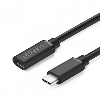 USB-C laidas Ugreen 40574 0,5 m, juodas, 5 Gbit/s