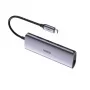 Ugreen 60718 belaidis nešiojamojo kompiuterio dokas / prievadų replikatorius, USB 3.2 Gen 1 (3.1 Gen 1) Type-C, pilka