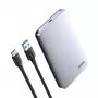 Išorinis HDD/SSD dėklas UGREEN 70498 2,5 colio SATA diskams, vienvietis, USB-C (USB 2.0/3.2 Gen2), aliuminis, iki 6 TB