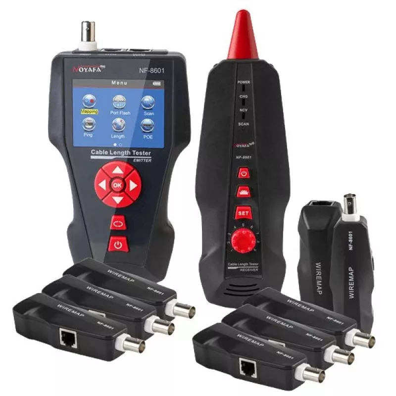 Laidų testeris LYNX CS TLCD88 – LCD testeris Cat3/Cat5E/Cat6 ir PoE aptikimui