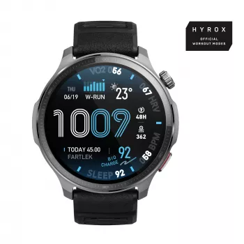 Amazfit Balance 2 XT 3,81 cm (1,5 colio) AMOLED skaitmeninis 480 x 480 pikselių liečiamasis ekranas Juoda Wi-Fi GPS (palydovas)