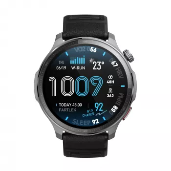Amazfit Balance 2 XT 3,81 cm (1,5 colio) AMOLED skaitmeninis 480 x 480 pikselių liečiamasis ekranas Juoda Wi-Fi GPS (palydovas)
