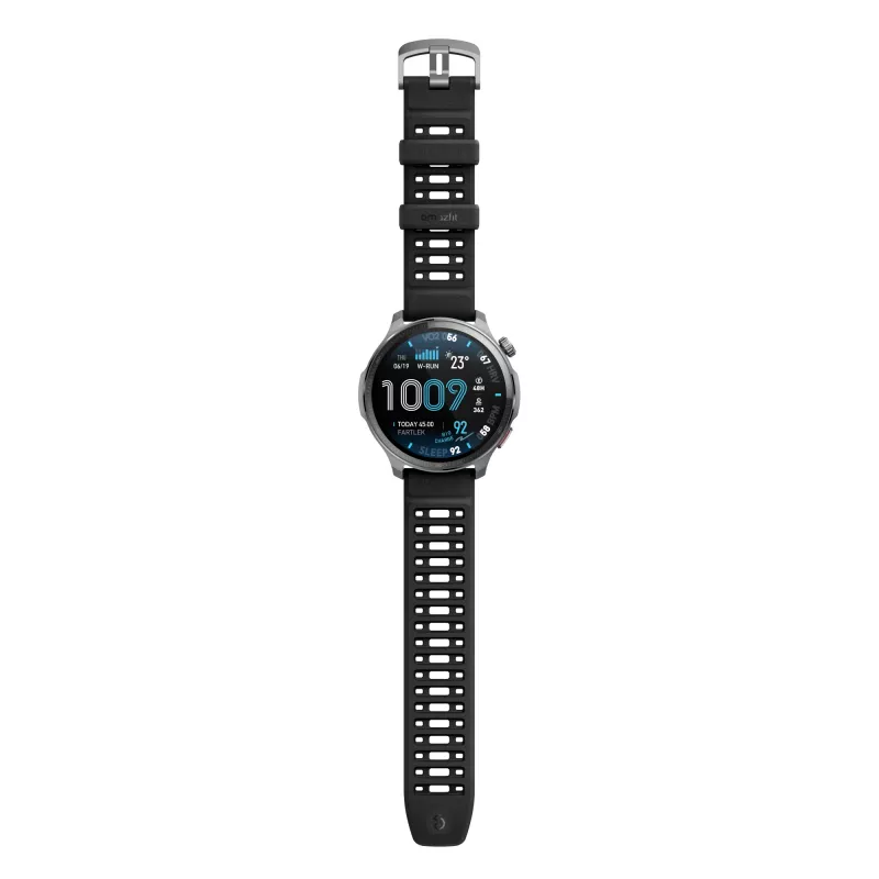 Amazfit Balance 2 XT 3,81 cm (1,5 colio) AMOLED skaitmeninis 480 x 480 pikselių liečiamasis ekranas Juoda Wi-Fi GPS (palydovas)