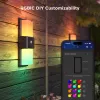 Govee H7078CD1 išmanus lauko sieninis šviestuvas su RGB spalvų keitimu, Wi‑Fi / išmanus valdymas