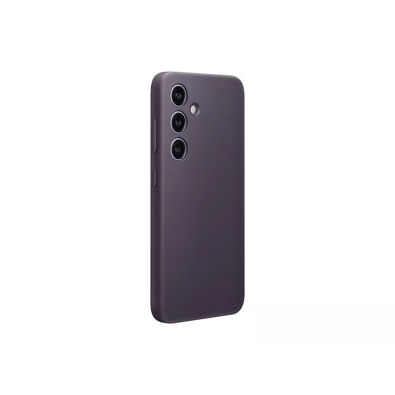 Dėklas Samsung Vegan Leather Case Violet Galaxy S24, PU oda, 6,2 colių