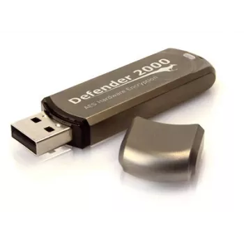 iStorage Kanguru Defender 2000 FIPS 140-2 Sertifikuota, 32Gb USB atmintukas USB Type-A 2.0 Ruda