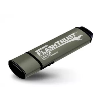 Kanguru FlashTrust™ USB 3.0 128 GB saugus atmintukas su apsaugota programine įranga ir fiziniu rašymo blokavimu