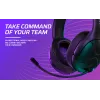 Žaidimų ausinės VICTRIX Gambit Wireless – belaidės ir laidinės, 20–20000 Hz, 2 m laidas, 301 g, juodos/violetinės