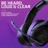 Žaidimų ausinės VICTRIX Gambit Wireless – belaidės ir laidinės, 20–20000 Hz, 2 m laidas, 301 g, juodos/violetinės