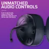 Žaidimų ausinės VICTRIX Gambit Wireless – belaidės ir laidinės, 20–20000 Hz, 2 m laidas, 301 g, juodos/violetinės