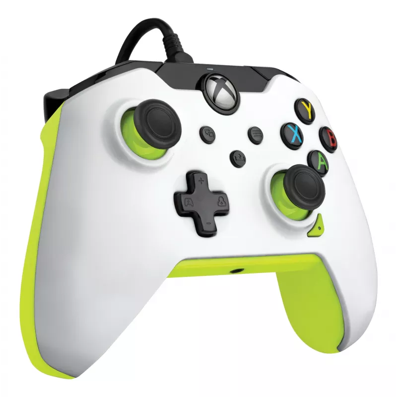 PDP laidinis valdiklis Electric White, skirtas Xbox Series X|S, Xbox One, Xbox, Windows 10/11