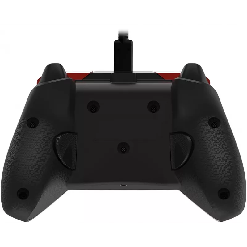 Žaidimų pultas PDP Rematch Advanced – laidinis USB-C valdiklis, skirtas PC, Xbox One, Xbox Series X|S – juoda/raudona/balta, 2,43 m laidas