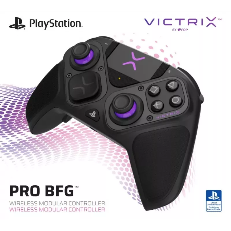 PDP Victrix Pro BFG valdiklis, skirtas PlayStation 5, PlayStation 4 ir Windows 10/11 PC