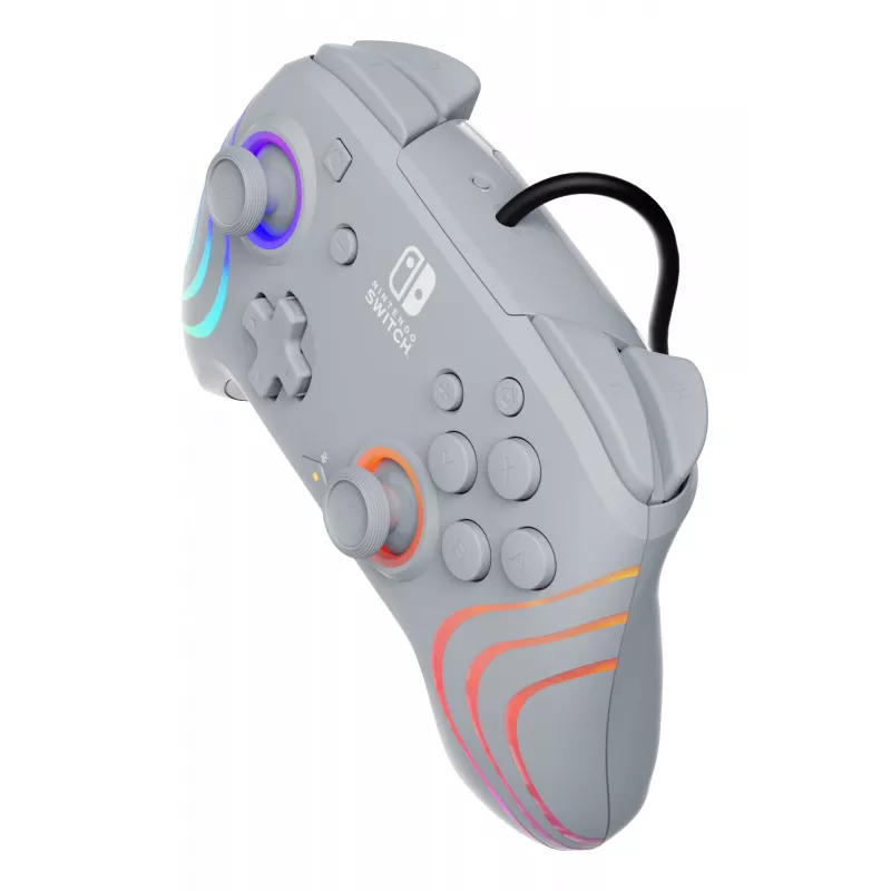 PDP Afterglow Wave Grey USB valdiklis (laidinis) Nintendo Switch, Nintendo Switch OLED