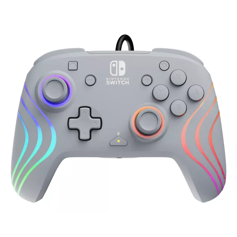 PDP Afterglow Wave Grey USB valdiklis (laidinis) Nintendo Switch, Nintendo Switch OLED