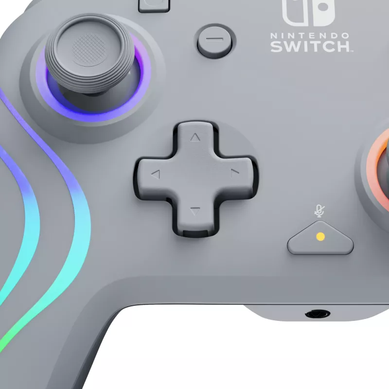 PDP Afterglow Wave Grey USB valdiklis (laidinis) Nintendo Switch, Nintendo Switch OLED