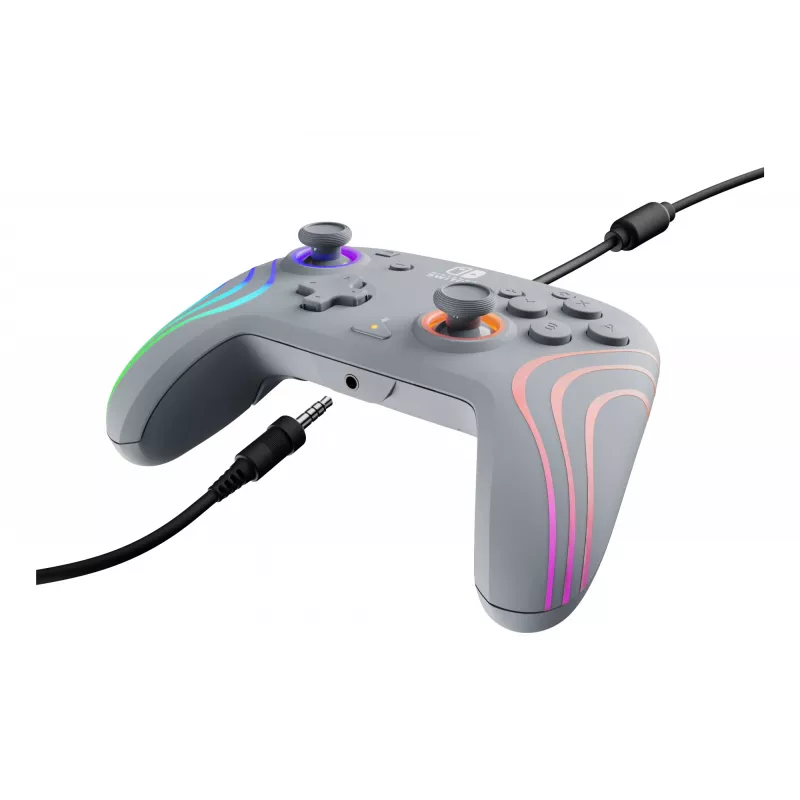 PDP Afterglow Wave Grey USB valdiklis (laidinis) Nintendo Switch, Nintendo Switch OLED