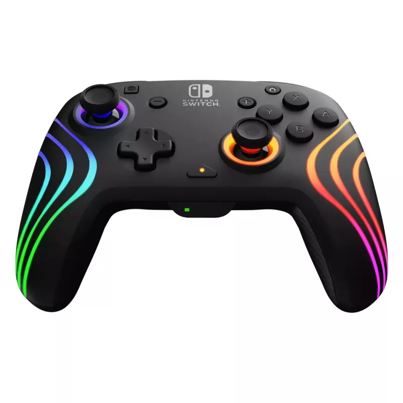 PDP Afterglow Wave Black USB valdiklis laidinis Nintendo Switch, Switch Lite, Switch OLED