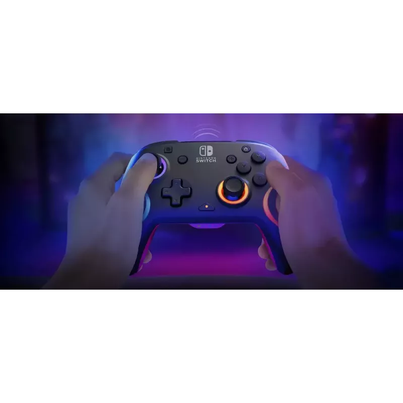 PDP Afterglow Wave Black USB valdiklis laidinis Nintendo Switch, Switch Lite, Switch OLED