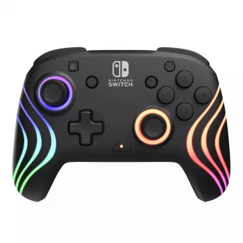 PDP Afterglow Wave Black USB valdiklis laidinis Nintendo Switch, Switch Lite, Switch OLED