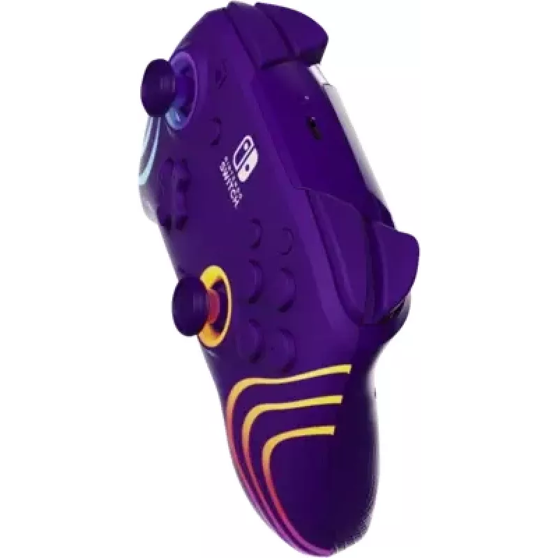 Belaidis valdiklis PDP Afterglow Wave 500-252-PR – violetinis žaidimų pultas konsolėms ir PC