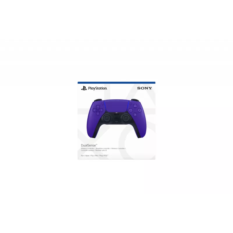 Sony belaidis valdiklis DualSense Galactic Purple V2, žaidimų pultas, PlayStation 5, atgal, meniu, pradžia, analoginis / skaitmeninis, įvairūs, laidinis ir belaidis