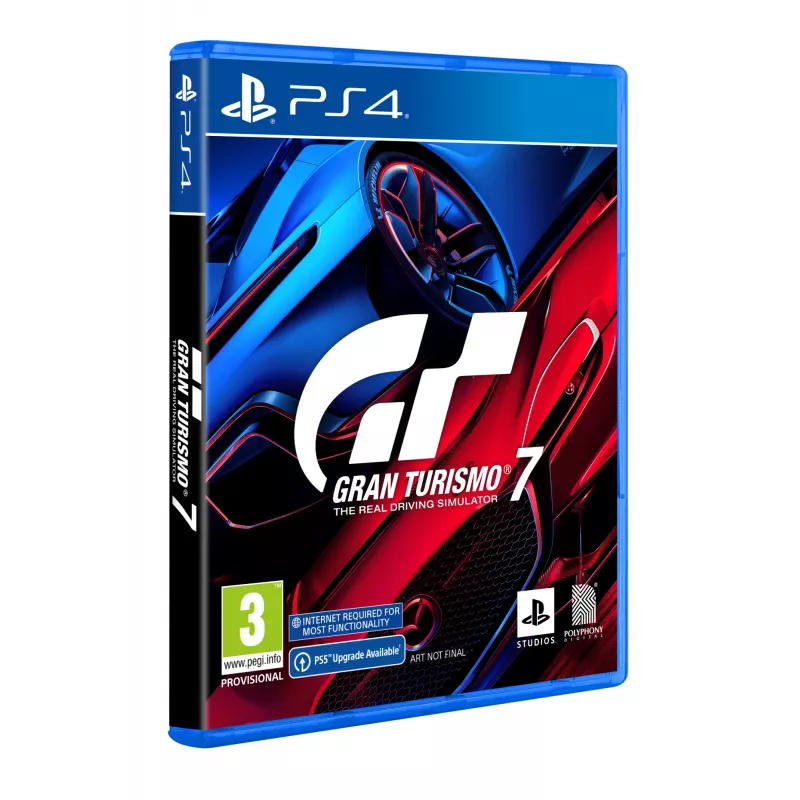 Sony Gran Turismo 7, standartinis leidimas, kelių kalbų, skirta PlayStation 4