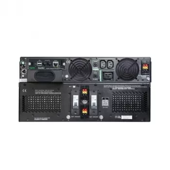 APC Smart-UPS On-Line, 8kVA/8kW, stelažinis/bokštinis, 230V, 2x IEC C13+1x IEC C19+Hard wire 3 laidai (H+N+E) lizdai, tinklo kortelė, be bėgelių komplekto